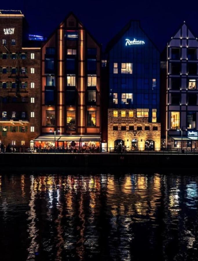 Baltic Riviera Apartments - Luxurious Apartment With Patio And River View Gdańsk Kültér fotó